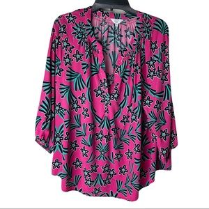 Crown & Ivy Pink Top 2X